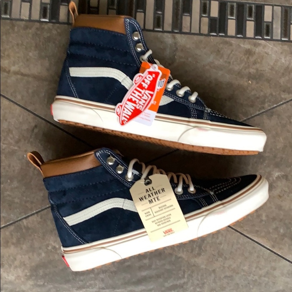 VANS SK8-Hi Mte Dress Blues/Marshmallow men’s - Picture 4 of 16
